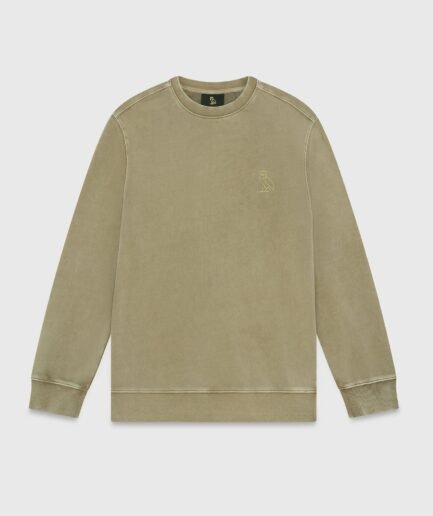 Ovo Muskoka Garment Dyed Crewneck Sand