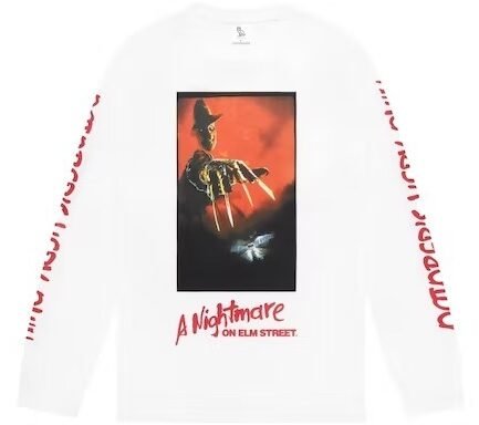 OVO A Nightmare On Elm Street Longsleeve Sweatshirt -White