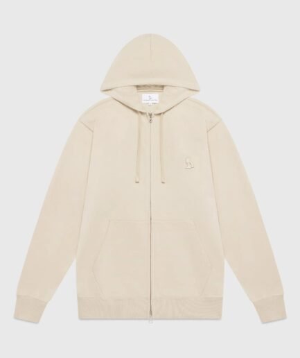 OVO CLASSIC FULL-ZIP HOODIE Beige