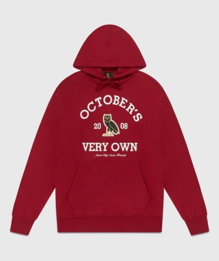 OVO COLLEGIATE HOODIE Red