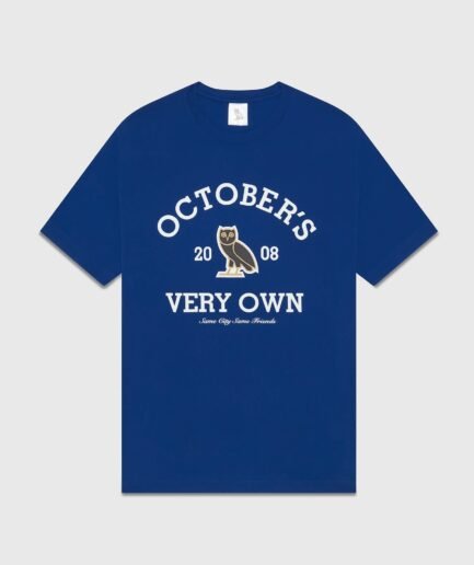 OVO COLLEGIATE T-SHIRT - Blue