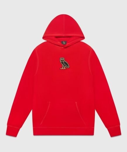 OVO Classic Owl Hoodie Red