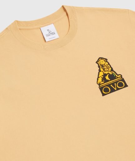 OVO LION T-SHIRT CAMEL