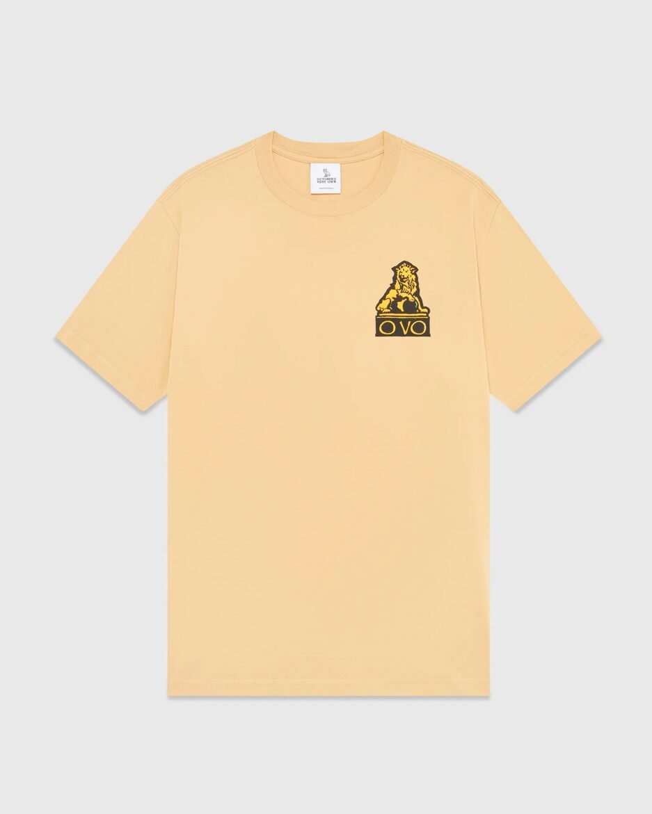 OVO LION T-SHIRT CAMEL