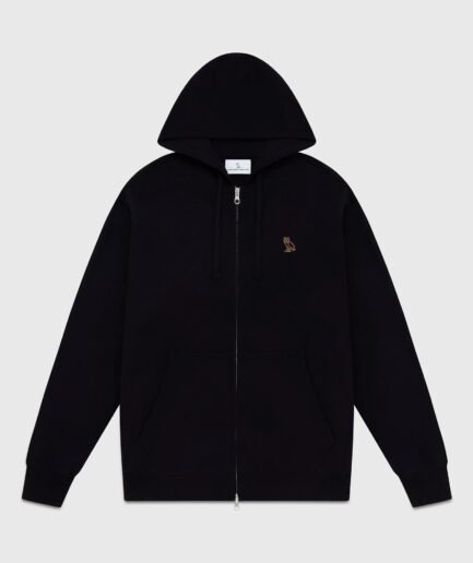 Ovo CLASSIC FULL-ZIP HOODIE Black