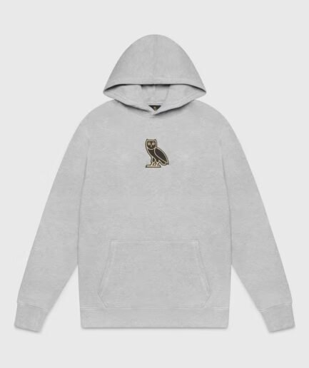 Ovo Classic Owl Hoodie Heather Grey